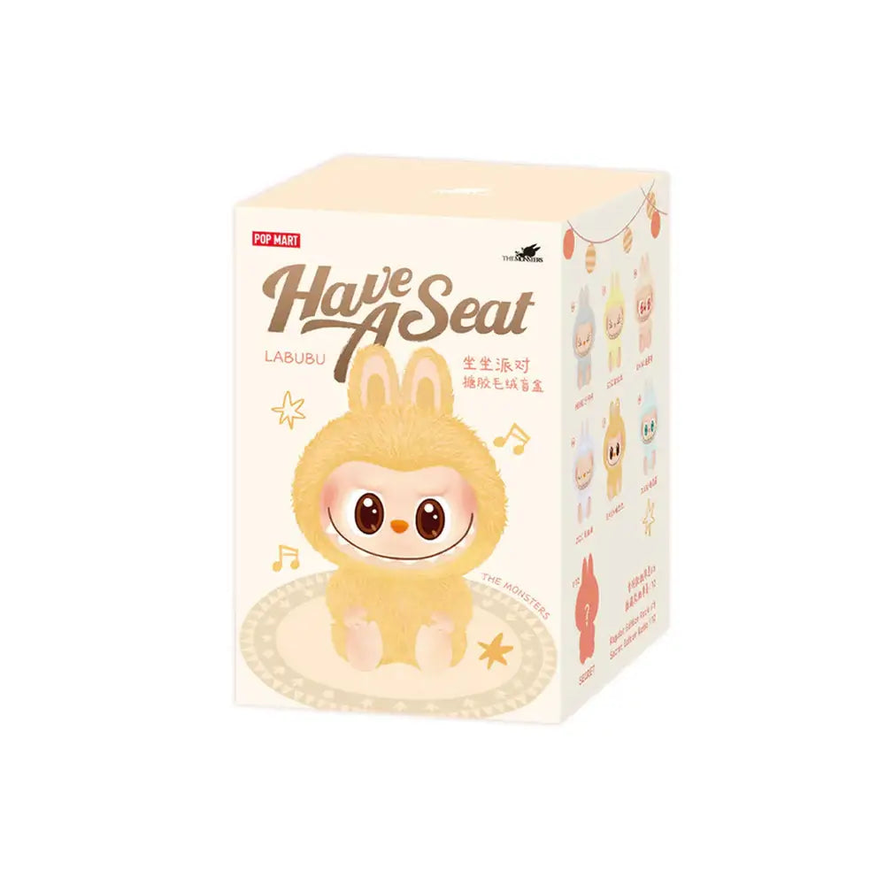 POP MART - Labubu The Monsters - Have a Seat Series - Vinyl Plush (Single Blind Box)