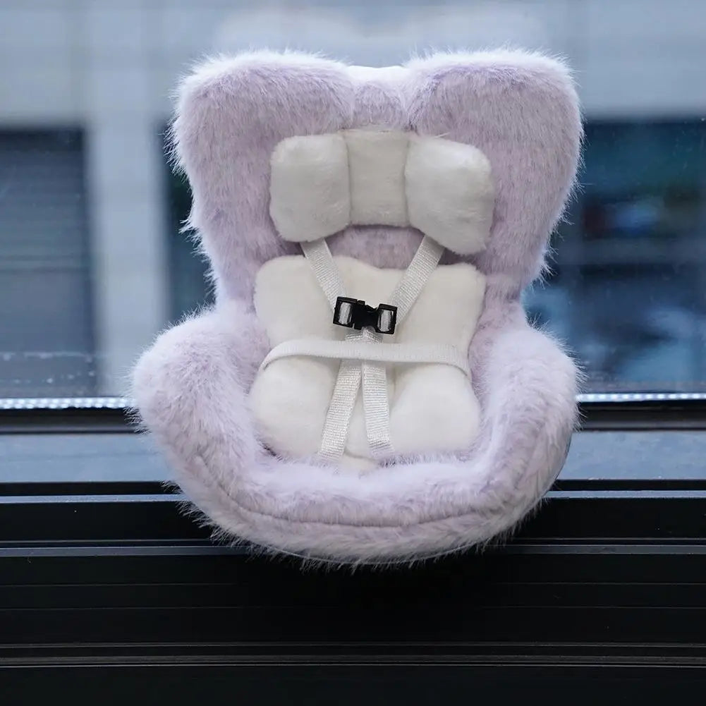 Mini Fluffy Car Safety Seat – Labubu Collection