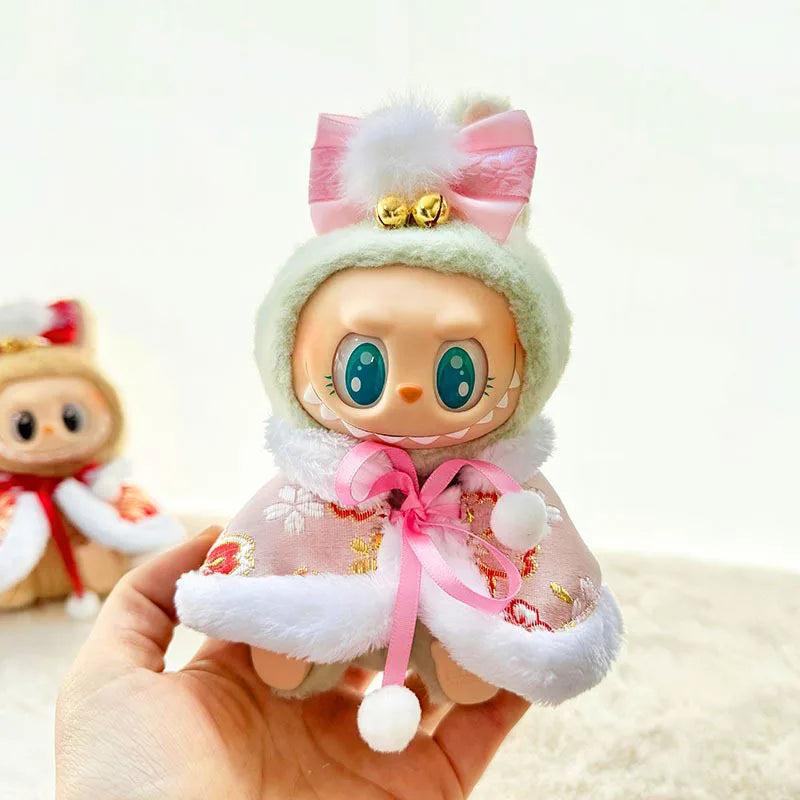 Red Festival Lion Dance Outfit – Labubu Collection