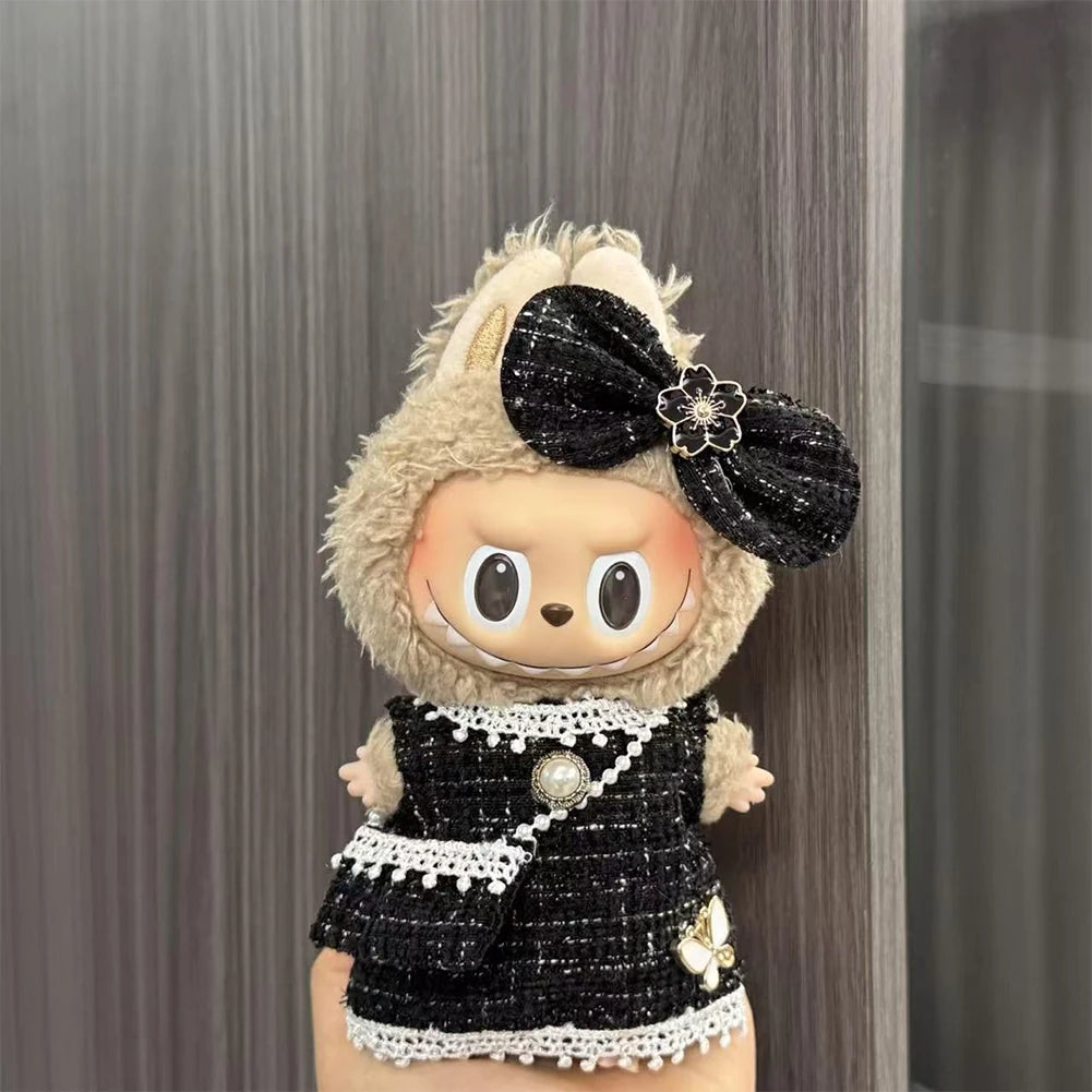 Kpop-Inspired Big Bow Outfit – Labubu Collection