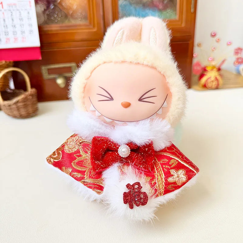 Red Festival Lion Dance Outfit – Labubu Collection