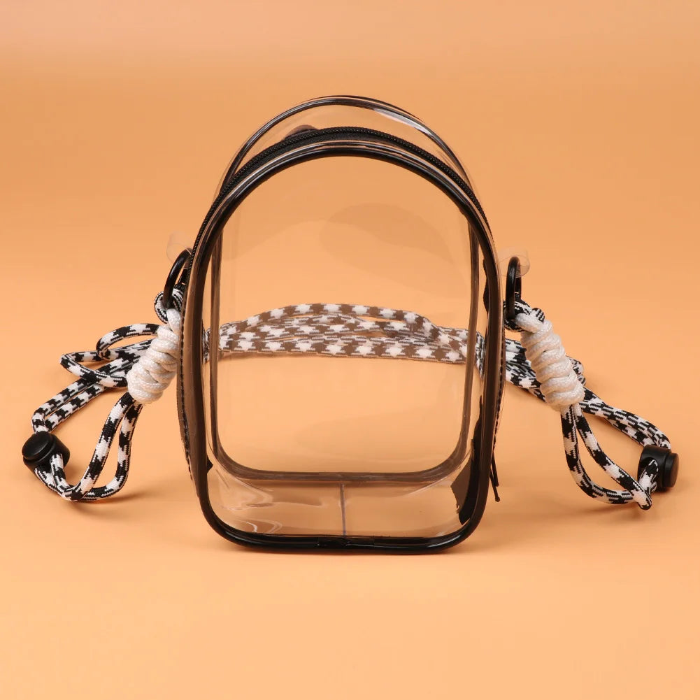 Clear Labubu Travel Bag