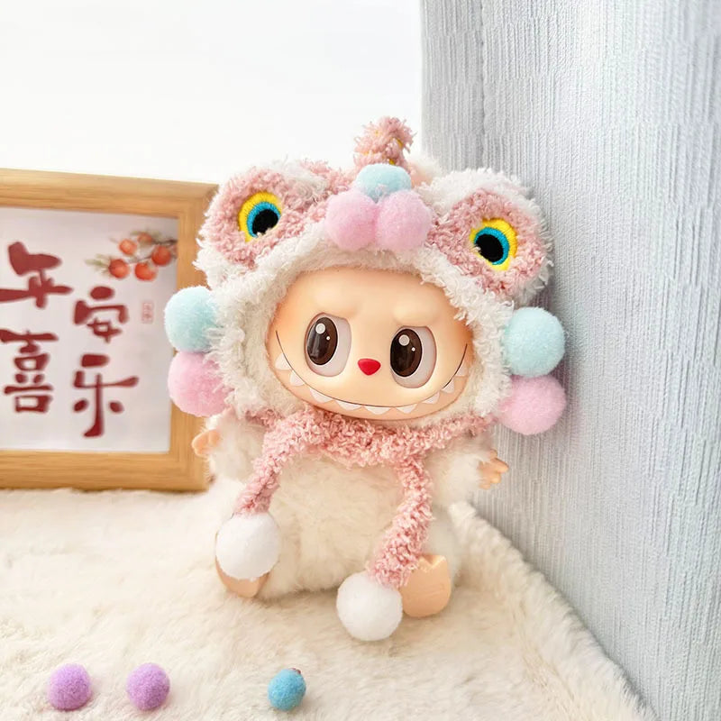 Red Festival Lion Dance Outfit – Labubu Collection