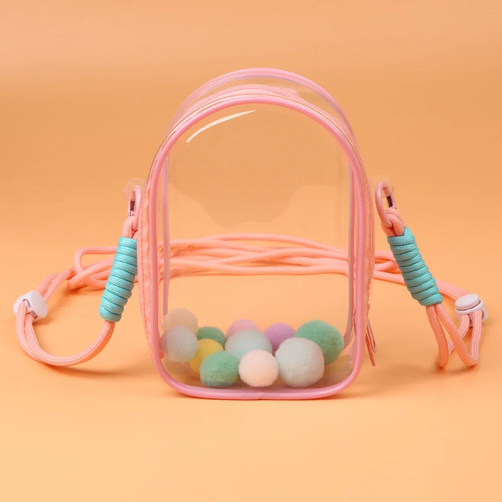 Clear Labubu Travel Bag
