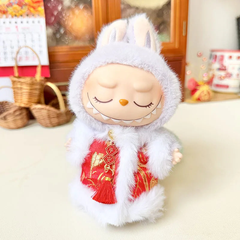 Red Festival Lion Dance Outfit – Labubu Collection
