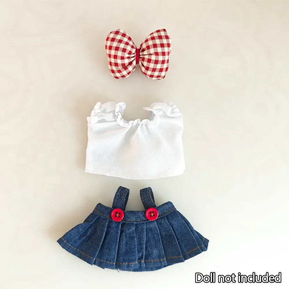 Kpop-Inspired Denim Dress – Labubu Collection
