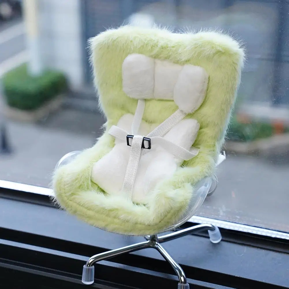 Mini Fluffy Car Safety Seat – Labubu Collection