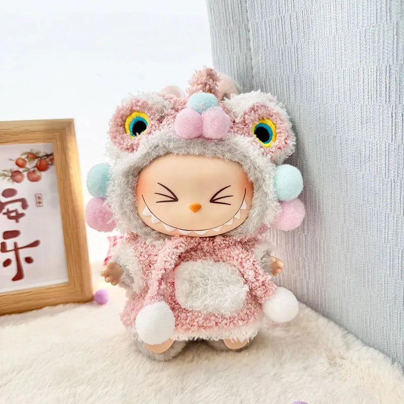 Red Festival Lion Dance Outfit – Labubu Collection