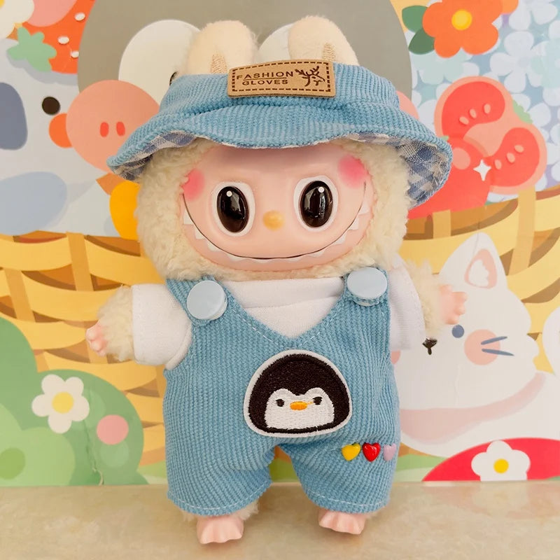 Animal Overalls Fashion Set – Labubu Collection