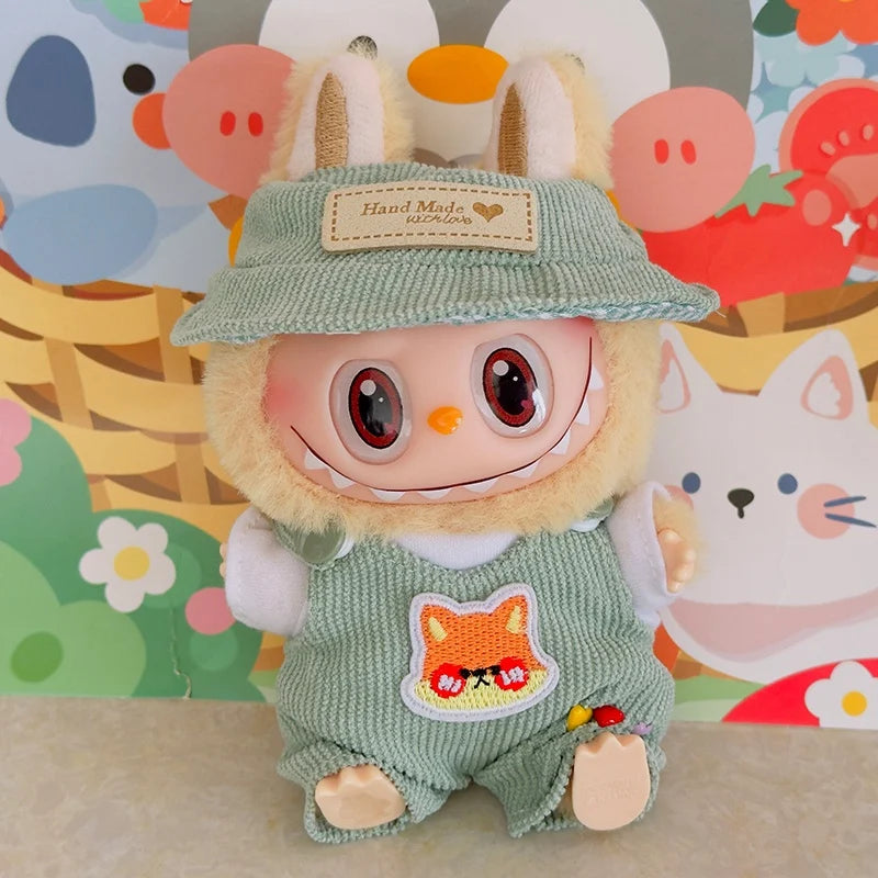 Animal Overalls Fashion Set – Labubu Collection