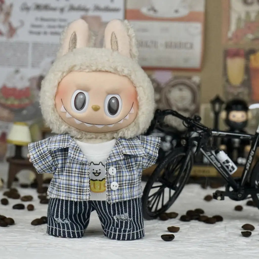 Japanese Chequered Set – Labubu Collection