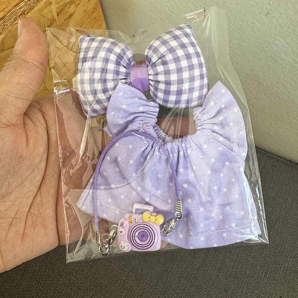 Kpop-Inspired Big Bow Outfit – Labubu Collection