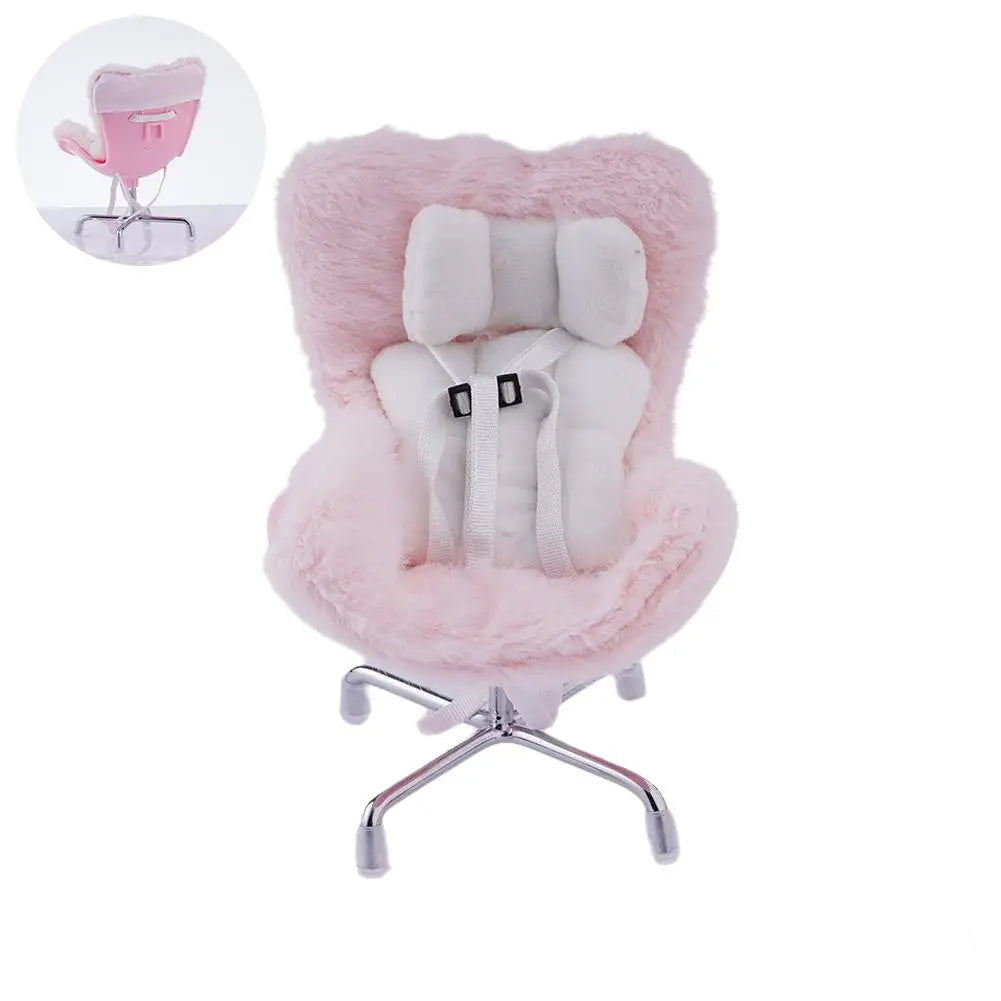 Mini Fluffy Car Safety Seat – Labubu Collection