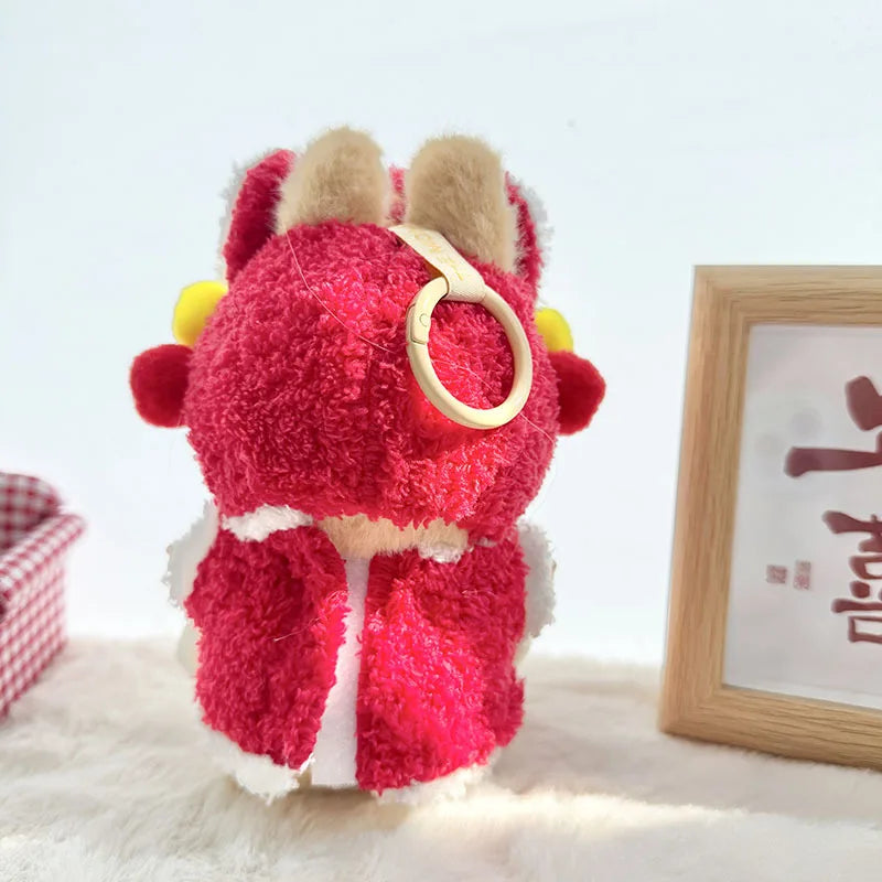 Red Festival Lion Dance Outfit – Labubu Collection