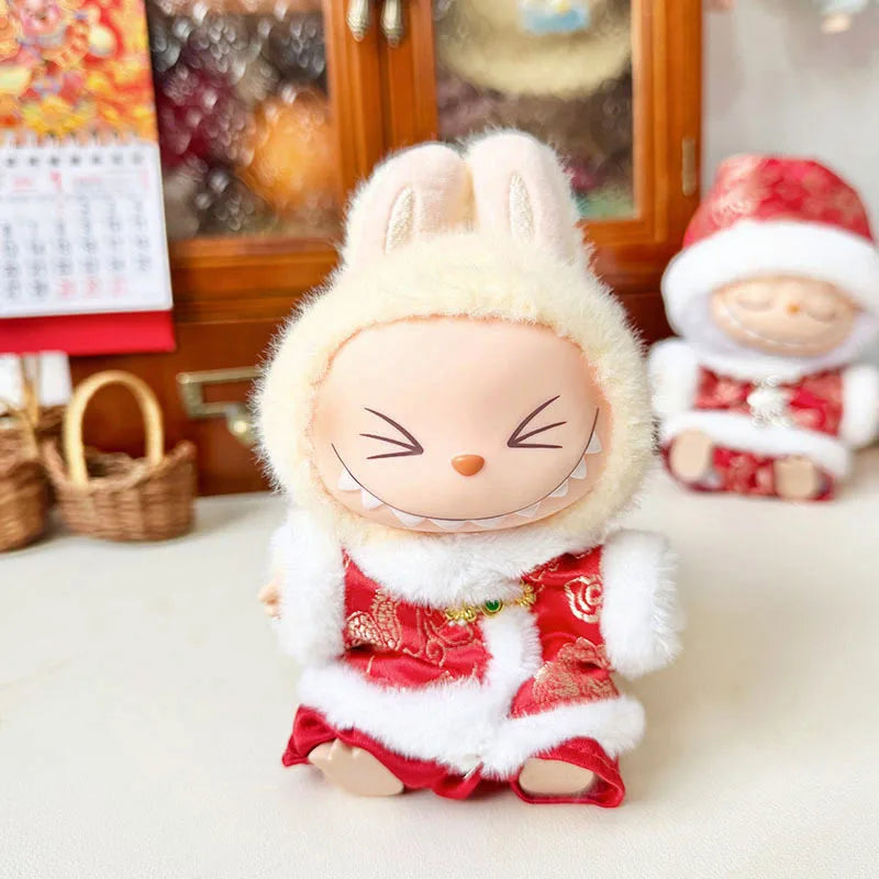 Red Festival Lion Dance Outfit – Labubu Collection