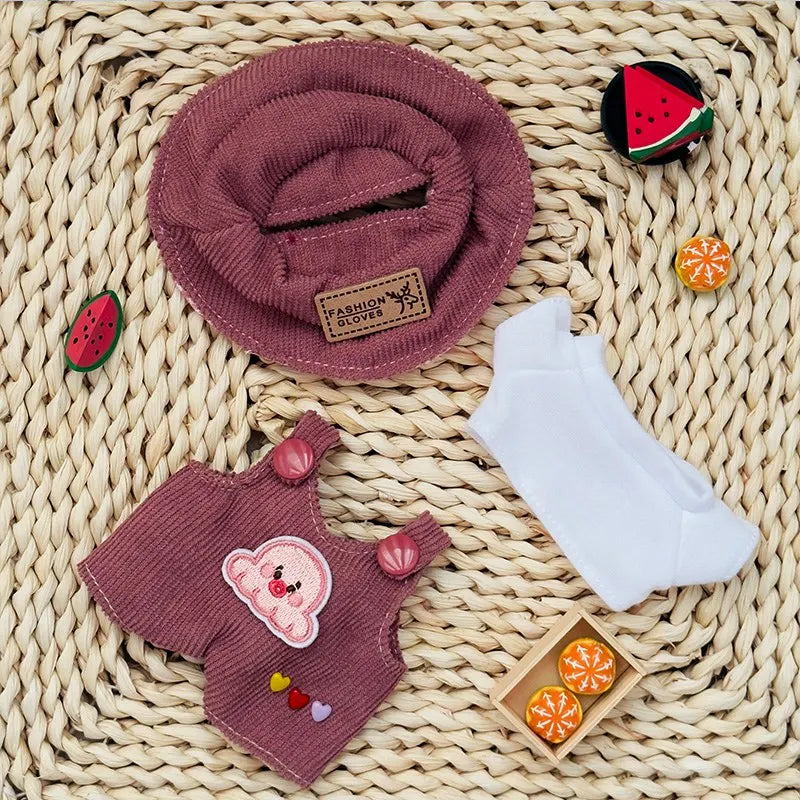 Animal Overalls Fashion Set – Labubu Collection