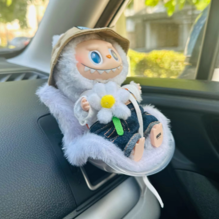Mini Fluffy Car Safety Seat – Labubu Collection