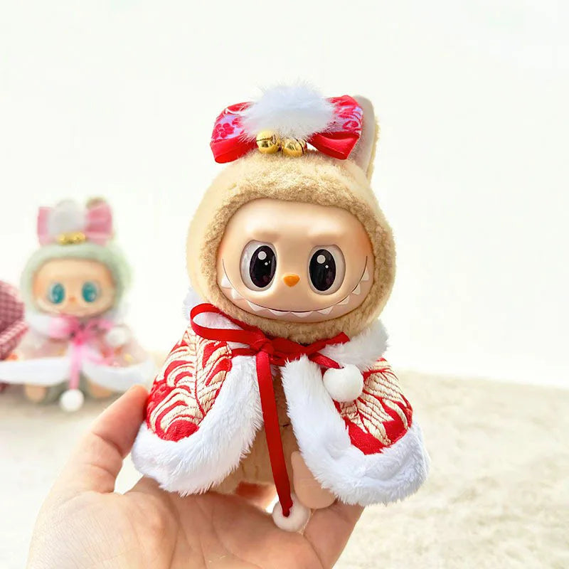 Red Festival Lion Dance Outfit – Labubu Collection