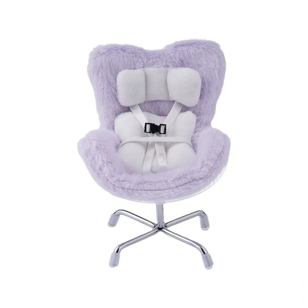 Mini Fluffy Car Safety Seat – Labubu Collection