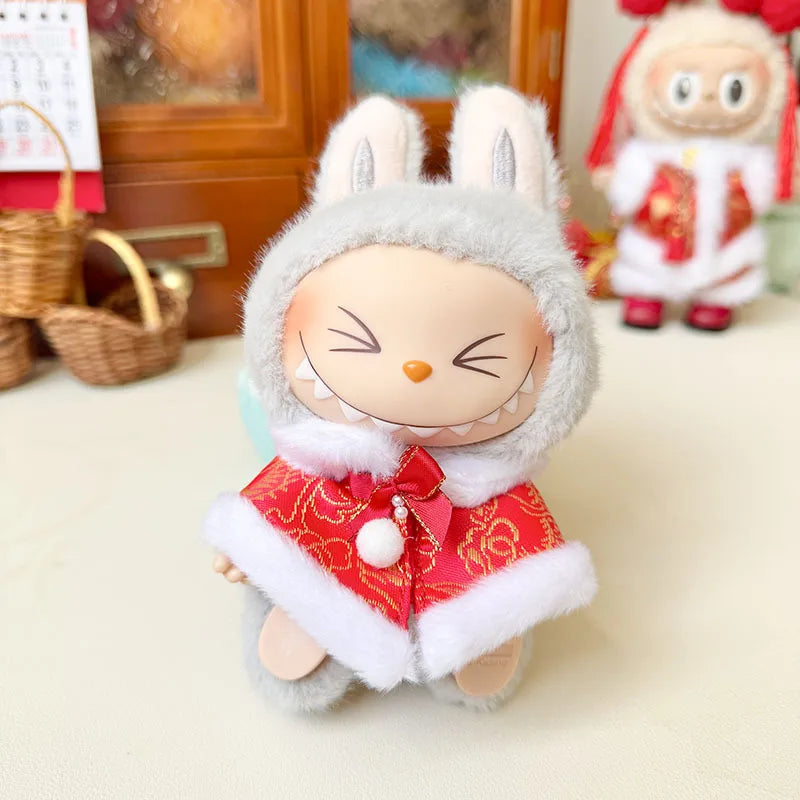 Red Festival Lion Dance Outfit – Labubu Collection