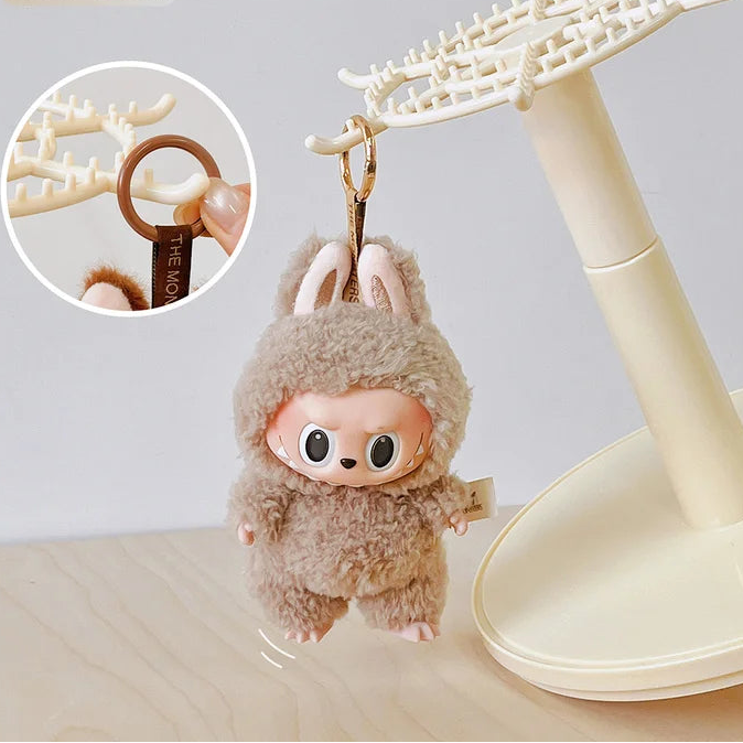 Rotating Transparent Display Stand - Labubu Collection