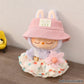 Boho Dress & Bloomy Hat Set - Labubu Collection