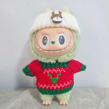 Christmas Knitted Sweater Outfit - Labubu Collection