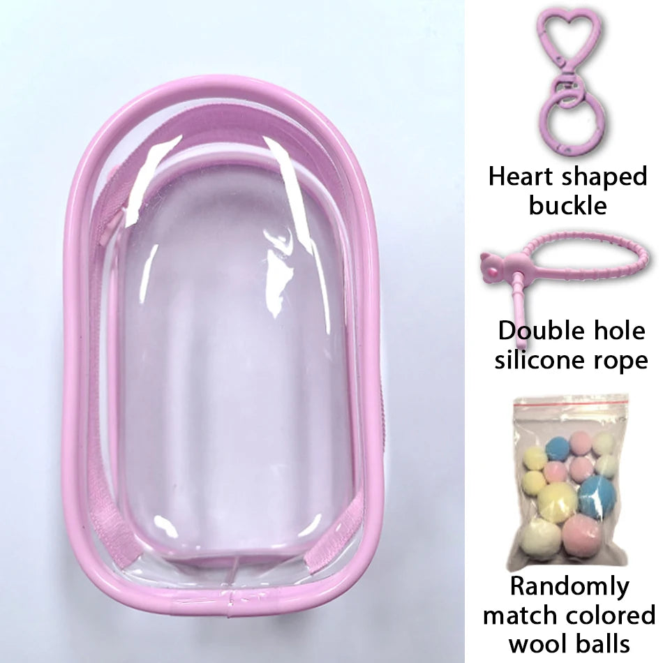 Mini Transparent Protector Case - Labubu Collection