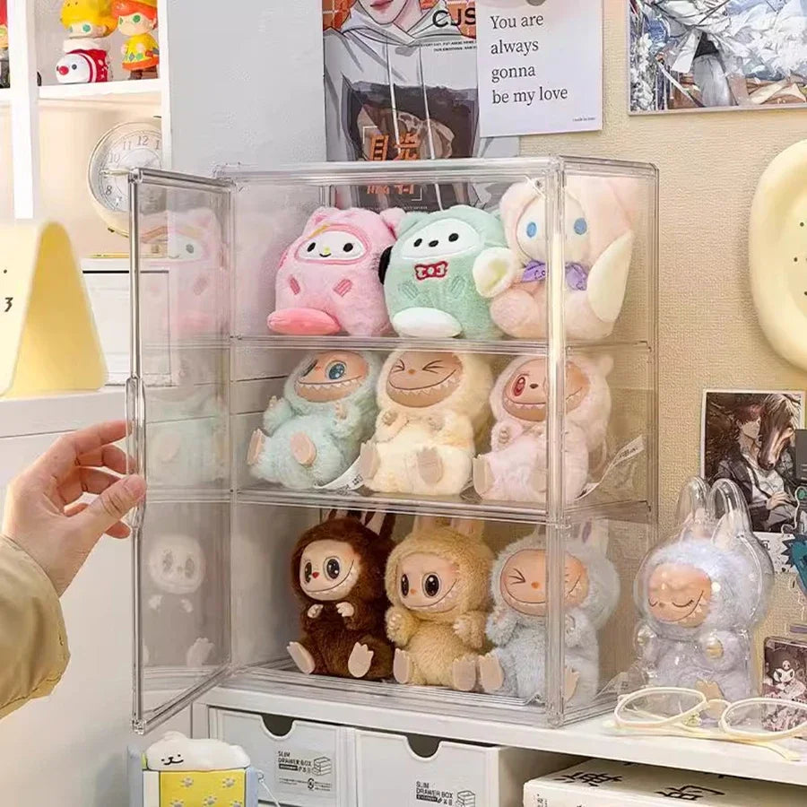 Portable Clear Protective Case - Labubu Collection