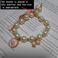 Pearl Charm Necklace - Labubu Collection