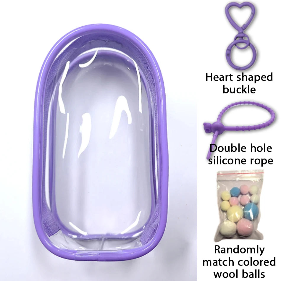 Mini Transparent Protector Case - Labubu Collection