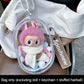 Colourful Clear Doll Display Bag - Labubu Collection