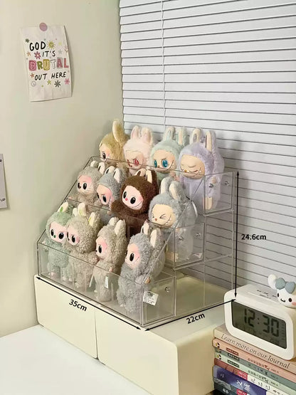 Clear Desktop Display Case - Labubu Collection