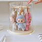 Rotating Transparent Display Stand - Labubu Collection