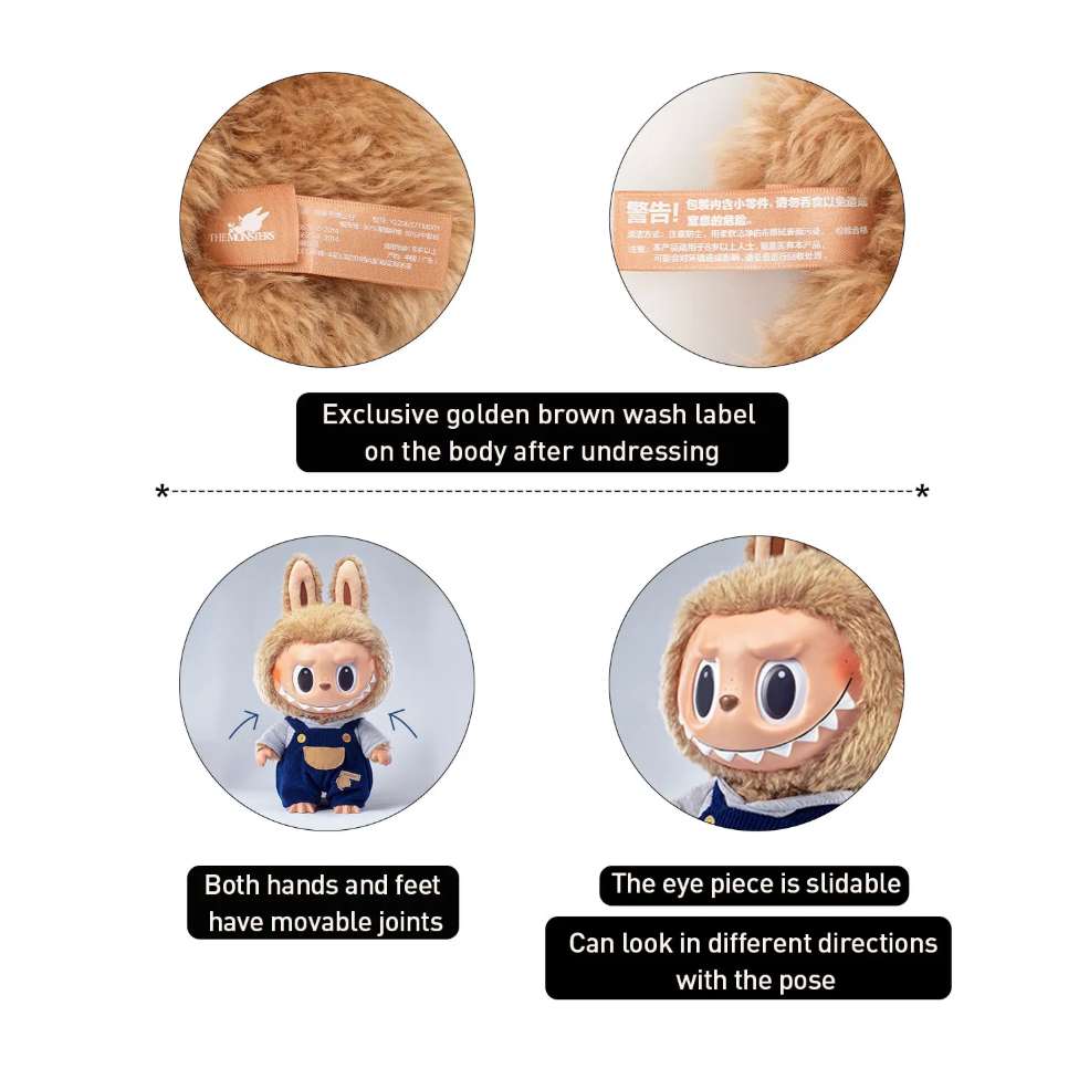 POP MART - Labubu The Monsters - Time to Chill Series - Vinyl Plush Doll