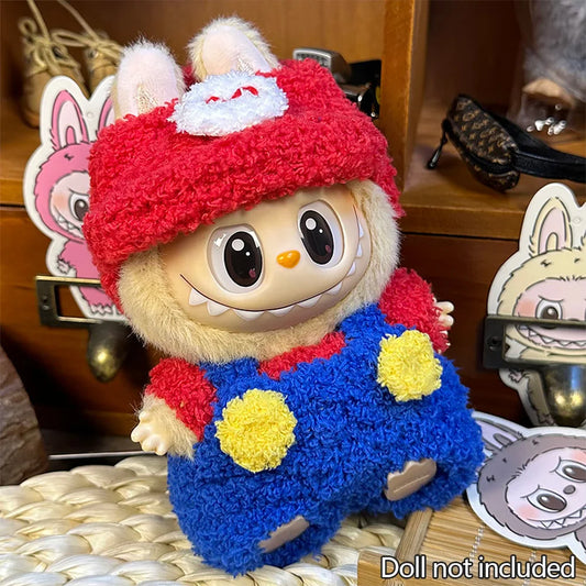 Mario style Plush Set - Labubu Collection